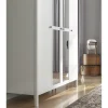 Vaatekaappi Linento Furniture FRN-20018, 180.8x215cm, valkoinen