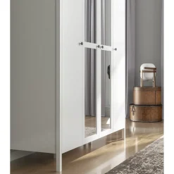 Vaatekaappi Linento Furniture FRN-20018, 180.8x215cm, valkoinen