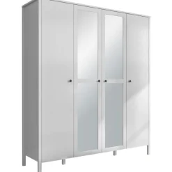 Vaatekaappi Linento Furniture FRN-20018, 180.8x215cm, valkoinen