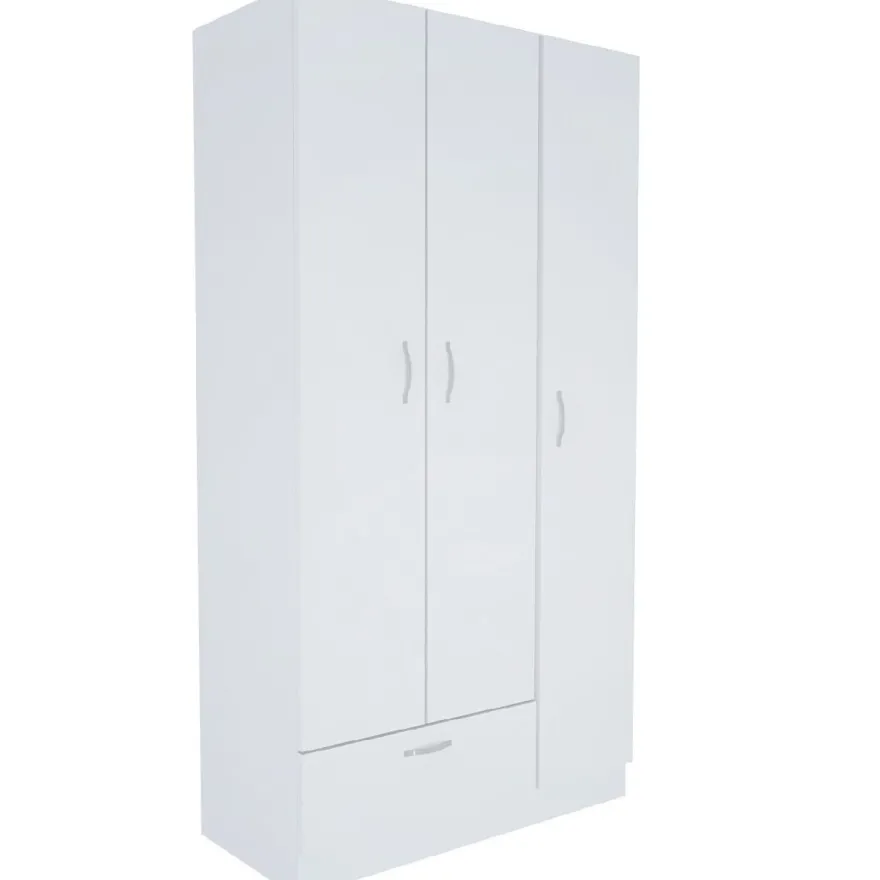 Vaatekaappi Linento Furniture Gabi, 90cm, valkoinen