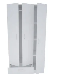 Vaatekaappi Linento Furniture Gabi, 90cm, valkoinen