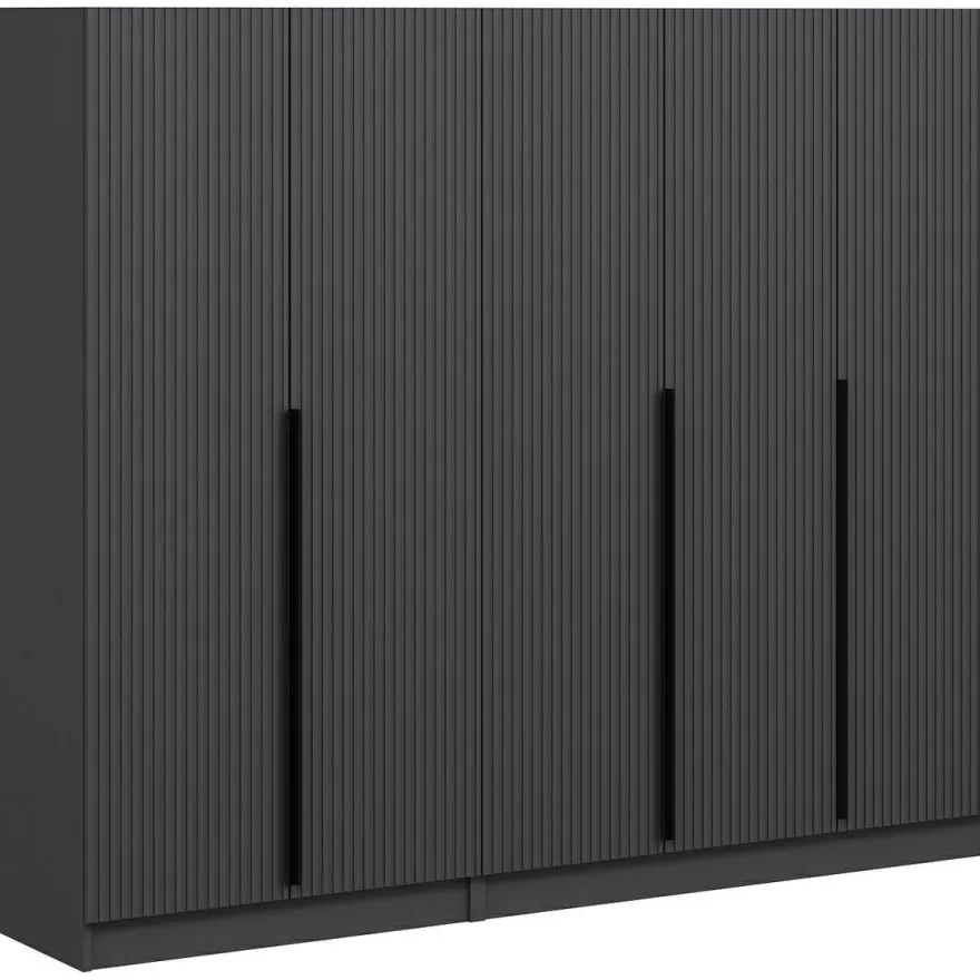 Vaatekaappi Linento Furniture Kale Plus 210x225cm 2 vetolaatikkoa eri värejä
