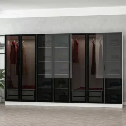 Vaatekaappi Linento Furniture Kale 210x315cm eri värejä