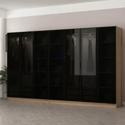 Vaatekaappi Linento Furniture Kale 210x315cm eri värejä