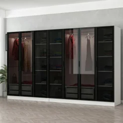 Vaatekaappi Linento Furniture Kale 210x315cm eri värejä