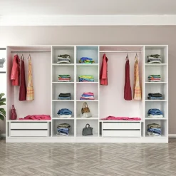 Vaatekaappi Linento Furniture Kale 210x315cm eri värejä
