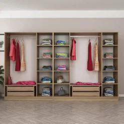 Vaatekaappi Linento Furniture Kale 210x315cm eri värejä