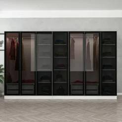 Vaatekaappi Linento Furniture Kale 210x315cm eri värejä