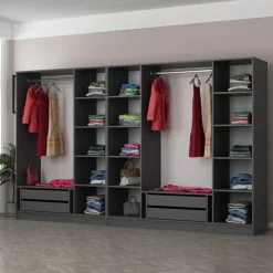Vaatekaappi Linento Furniture Kale 210x315cm eri värejä