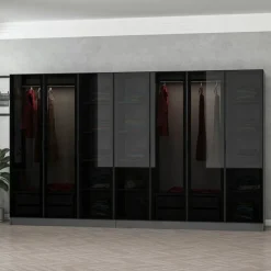 Vaatekaappi Linento Furniture Kale 210x315cm eri värejä
