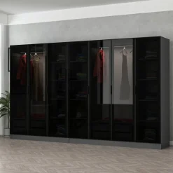 Vaatekaappi Linento Furniture Kale 210x315cm eri värejä