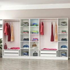 Vaatekaappi Linento Furniture Kale 210x315cm eri värejä