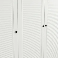 Vaatekaappi Linento Furniture Kale 8392 190x225cm valkoinen