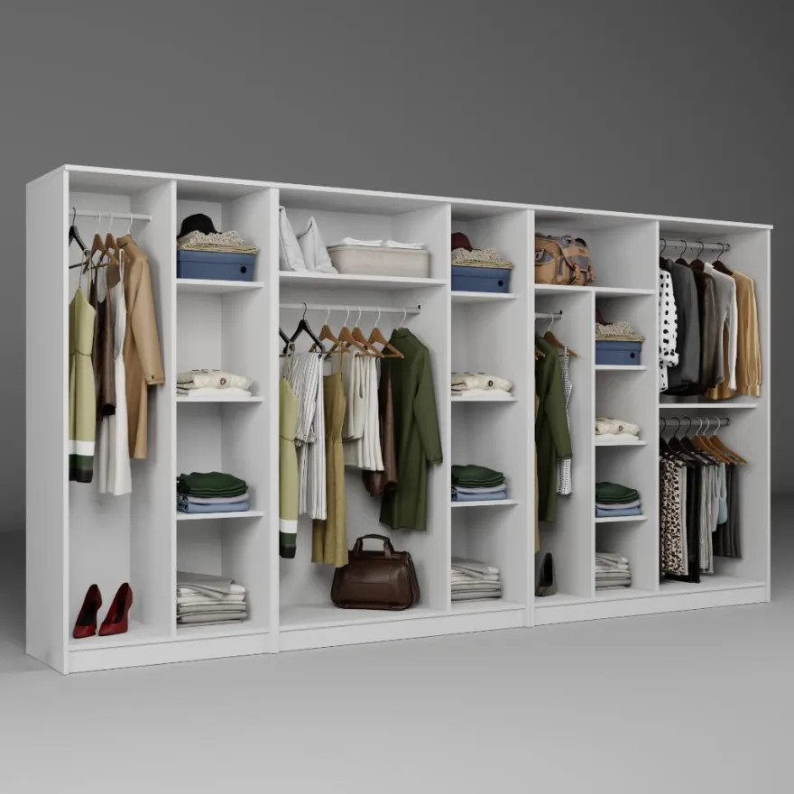 Vaatekaappi Linento Furniture Kardelen, 340x180cm