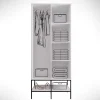 Vaatekaappi Linento Furniture Martin 2, 84cm, valkoinen