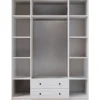 Vaatekaappi Linento Furniture Rb-185-11, 140x210cm, mattavalkoinen