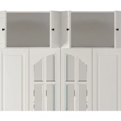 Vaatekaappi Linento Furniture Rb-185-11, 140x210cm, mattavalkoinen