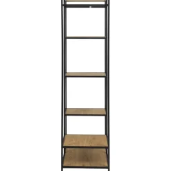 Vaateteline Home4You SEAFORD 77x45xK165 cm, villitammi, ruskea