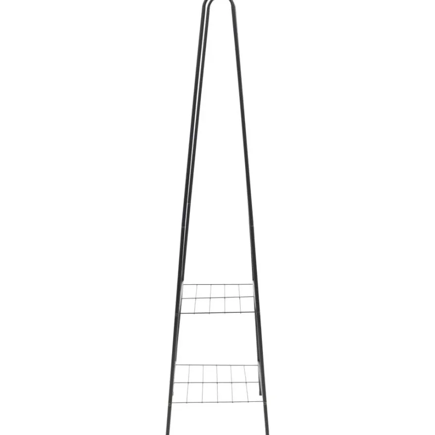 Vaateteline 59x35x150 cm musta