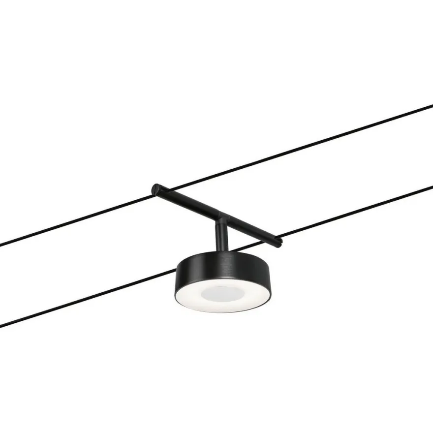 Vaijerivalaisin Paulmann CorDuo Circle, 180lm, 5W, 3000K, 12V, eri värejä