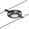 Vaijerivalaisin Paulmann CorDuo RoundMac, 200lm, 4.5W, 3000K, 12V, mattamusta/kromi