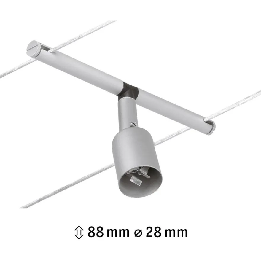 Vaijerivalaisin Paulmann CorDuo Salt, GU5.3, 12V, eri värejä