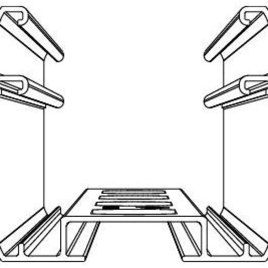 Valaisinripustuskisko Systemal Presto XYRV 106K