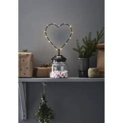 Valokoriste Markslöjd Sweetie sydän 35.5.cm valoa paristokäyttöinen