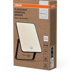 Valonheitin liiketunnistimella Osram Floodlight Essential musta, eri vaihtoehtoja