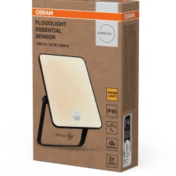 Valonheitin liiketunnistimella Osram Floodlight Essential musta, eri vaihtoehtoja
