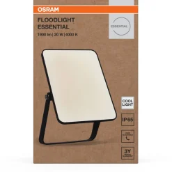 Valonheitin Osram Floodlight Essential IP65 musta, eri vaihtoehtoja