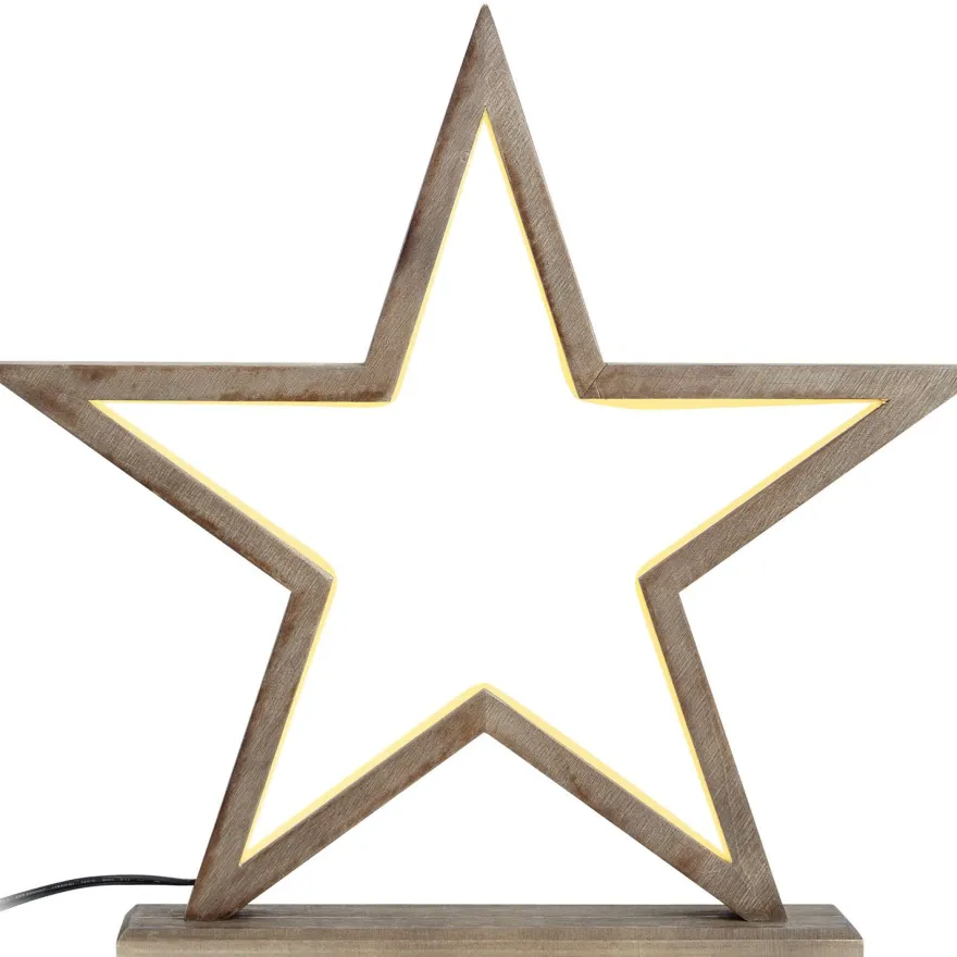 Valotähti Markslöjd Polaris LED pöydälle ruskea