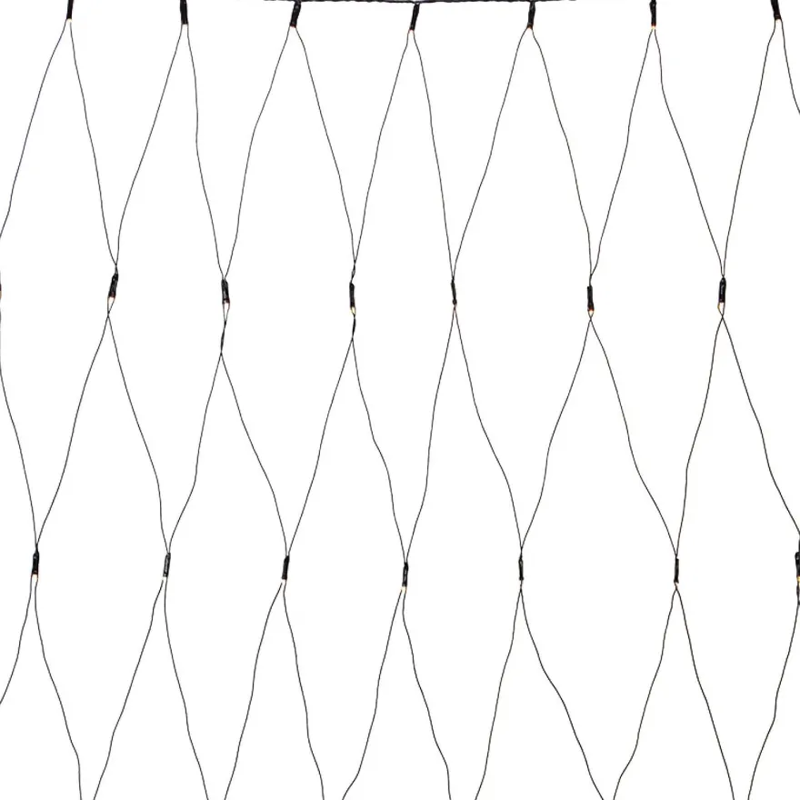 Valoverkko Markslöjd Garden 24, 140 LED-valoa, 3000K, 2x2m musta