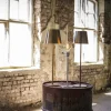 Varjostin PR Home Mia, metallivarjostin, Ø 200/145 x 170 mm, raakamessinki