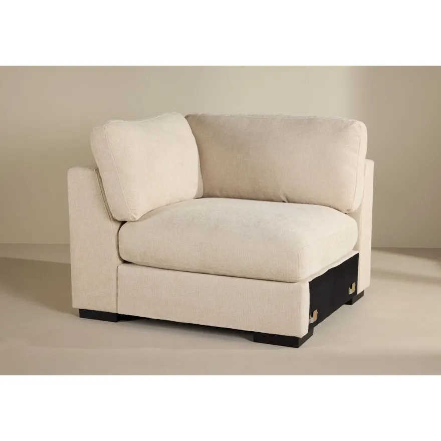 Vasen reunamoduuli Venture Home Salerno-sohvaan, beige