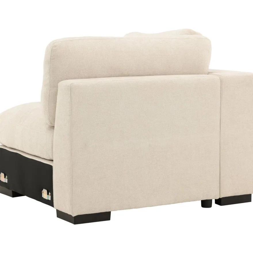 Vasen reunamoduuli Venture Home Salerno-sohvaan, beige