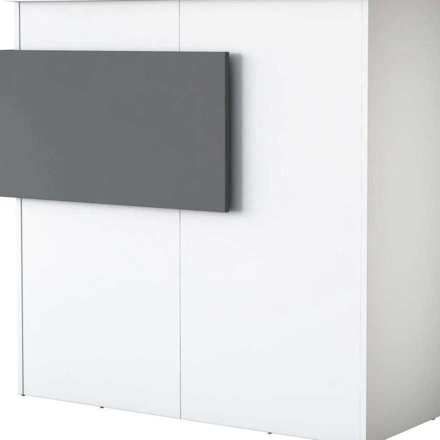 Vastaanottotiski LED-valaistuksella Linento Furniture MA102-2929, valkoinen