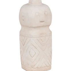Veistos House Nordic Decoration, 6,5x6,5x15cm, beige