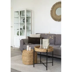 Veistos House Nordic Decoration, 6,5x6,5x15cm, beige