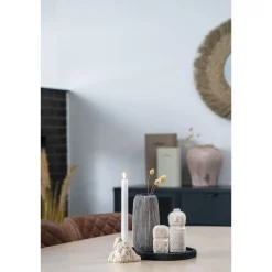 Veistos House Nordic Decoration, 6,5x6,5x15cm, beige