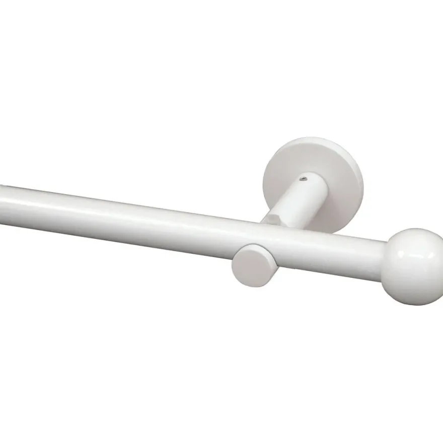 Verhotanko Pisla Trento, Ø13mm, 120-210cm, valkoinen