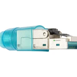 Verkkoliitin Pistesarjat Cat6a RJ45, urosVerkkoliitin
