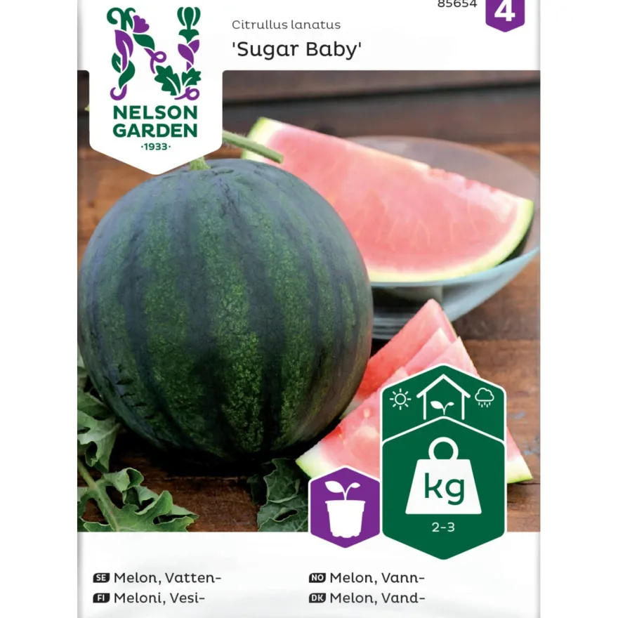 Vesimeloni Nelson Garden Sugar Baby, siemenet