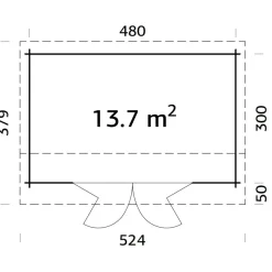 Vierasmaja Palmako Ines, 13,7m² FR44-5032