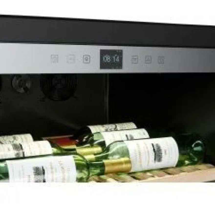 Viinikaappi la Sommeliere APOGEE250DZ, 65.5cm, 2 lämpötila-aluetta, vapaasti seisova, musta
