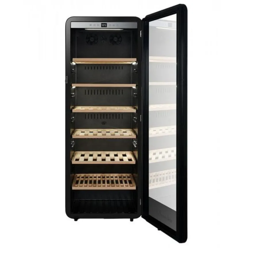 Viinikaappi la Sommeliere APOGEE255PV, 65.5cm, 1 lämpötila-alue, vapaasti seisova, musta