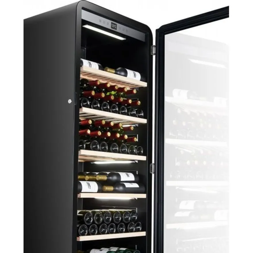 Viinikaappi la Sommeliere APOGEE255PV, 65.5cm, 1 lämpötila-alue, vapaasti seisova, musta