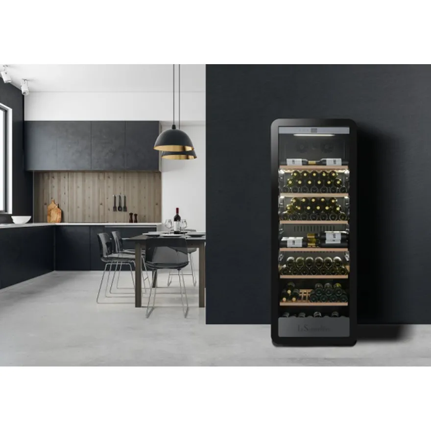 Viinikaappi la Sommeliere APOGEE255PV, 65.5cm, 1 lämpötila-alue, vapaasti seisova, musta