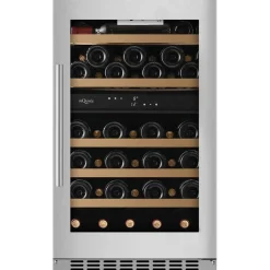 Viinikaappi mQuvée WineCave 800 50D WCD50S-800, 49.5cm, 2 lämpötila-aluetta, integroitava, teräs
