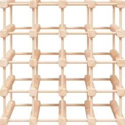 Viinipulloteline 20 pullolle 46,5x23x46,5 cm täysi mänty (53751)